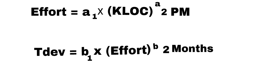 COCOMO formula .jpg cocomo model cost formula