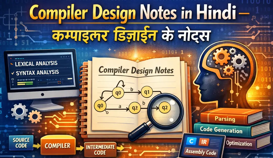 Compiler Design Notes in Hindi - कम्पाइलर डिजाईन के नोट्स