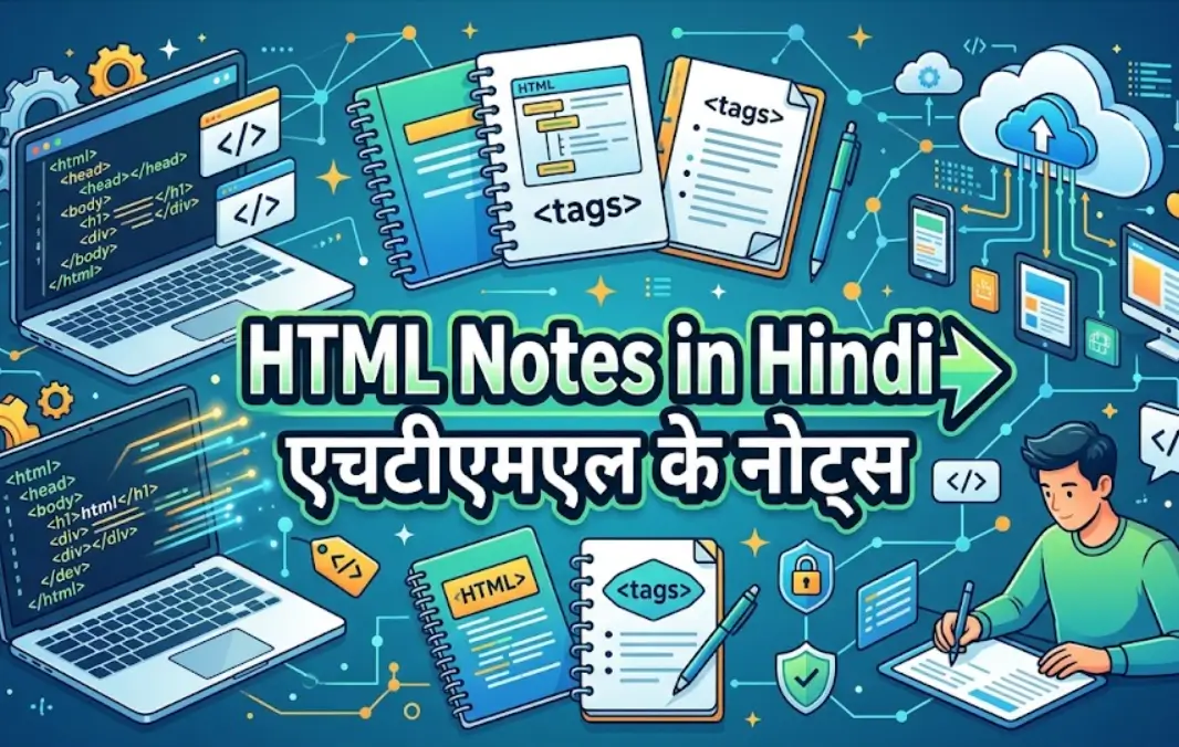 HTML Notes in Hindi - एचटीएमएल के नोट्स